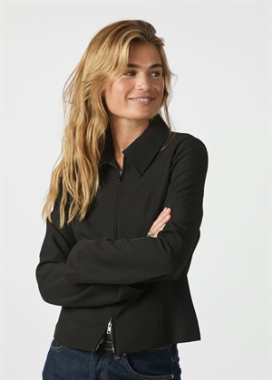 Bertha structure bluse Black Neo Noir 